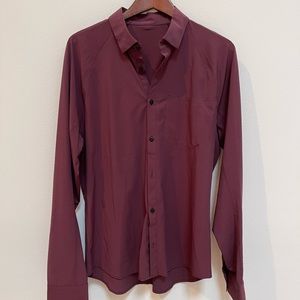 Lululemon Long Sleeve Button Down Shirt Size L